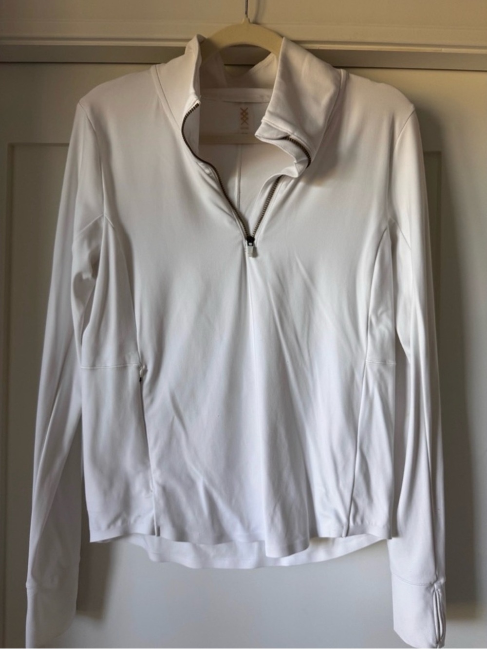 RHONE Women’s 1/4 Zip, S, White - Picture 2 of 3